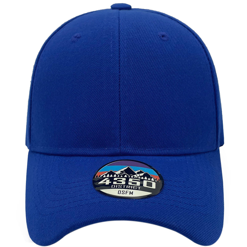 4350 DISTRICT : Y4361 | Plain Unisex Velcro Baseball Cap