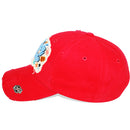 4350 DISTRICT : T13 | Beach Please Front-raised Verbiage Embroidery with Oxford Fabric Patch Design Vintage Baseball Cap