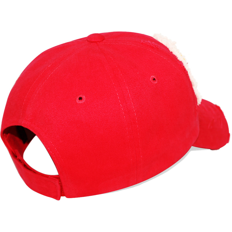 4350 DISTRICT : T13 | Beach Please Front-raised Verbiage Embroidery with Oxford Fabric Patch Design Vintage Baseball Cap