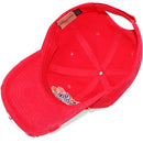 4350 DISTRICT : T13 | Beach Please Front-raised Verbiage Embroidery with Oxford Fabric Patch Design Vintage Baseball Cap