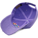 4350 DISTRICT : T13 | Beach Please Front-raised Verbiage Embroidery with Oxford Fabric Patch Design Vintage Baseball Cap