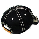 4350 DISTRICT : T13 | Bad Hair Day Leopard Fabric Patch Design Vintage Baseball Cap
