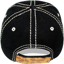 4350 DISTRICT : T13 | Bad Hair Day Leopard Fabric Patch Design Vintage Baseball Cap