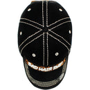 4350 DISTRICT : T13 | Bad Hair Day Leopard Fabric Patch Design Vintage Baseball Cap