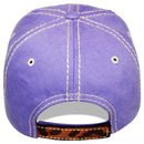 4350 DISTRICT : T13 | Bad Hair Day Leopard Fabric Patch Design Vintage Baseball Cap