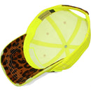 4350 DISTRICT : T13 | Bad Hair Day Leopard Fabric Patch Design Vintage Baseball Cap