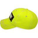 4350 DISTRICT : T13 | Bad Hair Day Leopard Fabric Patch Design Vintage Baseball Cap