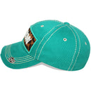 4350 DISTRICT : T13 | Bad Hair Day Leopard Fabric Patch Design Vintage Baseball Cap