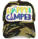 4350 DISTRICT : T13 | Happy Camper Patch Design Vintage Baseball Cap