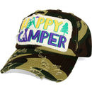 4350 DISTRICT : T13 | Happy Camper Patch Design Vintage Baseball Cap