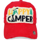 4350 DISTRICT : T13 | Happy Camper Patch Design Vintage Baseball Cap