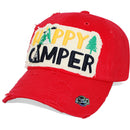 4350 DISTRICT : T13 | Happy Camper Patch Design Vintage Baseball Cap