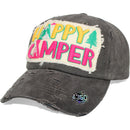 4350 DISTRICT : T13 | Happy Camper Patch Design Vintage Baseball Cap