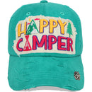 4350 DISTRICT : T13 | Happy Camper Patch Design Vintage Baseball Cap