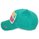 4350 DISTRICT : T13 | Happy Camper Patch Design Vintage Baseball Cap