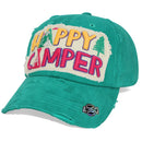 4350 DISTRICT : T13 | Happy Camper Patch Design Vintage Baseball Cap