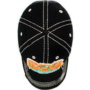 4350 DISTRICT : T13 | Dog Mom Front-raised Verbiage with Flower Embroidery Patch Design Vintage Baseball Cap