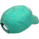4350 DISTRICT : T13 | Dog Mom Front-raised Verbiage with Flower Embroidery Patch Design Vintage Baseball Cap
