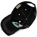 4350 DISTRICT : T13 | Dog Mom Front-raised Verbiage with Cute Dog Embroidery Design Vintage Baseball Cap