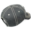 4350 DISTRICT : T13 | Dog Mom Front-raised Verbiage with Cute Dog Embroidery Design Vintage Baseball Cap
