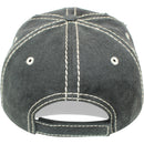 4350 DISTRICT : T13 | Dog Mom Front-raised Verbiage with Cute Dog Embroidery Design Vintage Baseball Cap