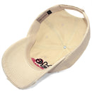 4350 DISTRICT : T13 | Dog Mom Front-raised Verbiage with Cute Dog Embroidery Design Vintage Baseball Cap