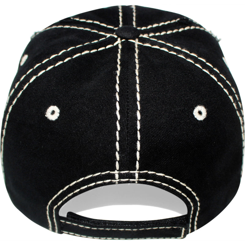 4350 DISTRICT : T13 | Free Spirit Front-raised Verbiage & Texas Cowboy with Bull Embroidery Design Vintage Baseball Cap