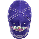 4350 DISTRICT : T13 | Free Spirit Front-raised Verbiage Design Vintage Baseball Cap