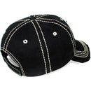 4350 DISTRICT : T13 | Good Vibes Only Front-raised Verbiage Design Vintage Baseball Cap