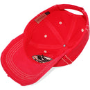 4350 DISTRICT : T13 | Good Vibes Only Front-raised Verbiage Design Vintage Baseball Cap