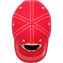 4350 DISTRICT : T13 | Good Vibes Only Front-raised Verbiage Design Vintage Baseball Cap