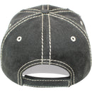 4350 DISTRICT : T13 | Good Vibes Only Front-raised Verbiage Design Vintage Baseball Cap