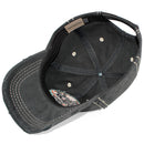 4350 DISTRICT : T13 | Good Vibes Only Front-raised Verbiage Design Vintage Baseball Cap