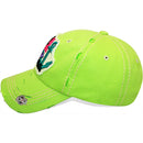 4350 DISTRICT : T13 | Boat Hair Don't Care Verbiage Design with Oxford Fabric Patch Design Vintage Baseball Cap