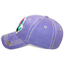 4350 DISTRICT : T13 | Boat Hair Don't Care Verbiage Design with Oxford Fabric Patch Design Vintage Baseball Cap