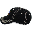 4350 DISTRICT : T13 | Heifer Embossed Verbiage Embroidery with Cute Heifer Embroidery Design Vintage Baseball Cap
