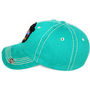 4350 DISTRICT : T13 | Heifer Embossed Verbiage Embroidery with Cute Heifer Embroidery Design Vintage Baseball Cap