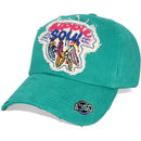 4350 DISTRICT : T13 | Hippie Soul Front-raised Verbiage & Blessed Feathers Embroidery Design Vintage Baseball Cap