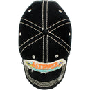 4350 DISTRICT : T13 | Hippie Soul Front-raised Verbiage Design Vintage Baseball Cap