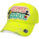4350 DISTRICT : T13 | Hippie Soul Front-raised Verbiage Design Vintage Baseball Cap