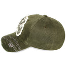 4350 DISTRICT : T13 | Hair Don't Care Bump Patch Design Vintage Baseball Cap