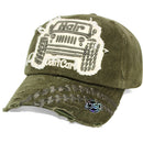 4350 DISTRICT : T13 | Hair Don't Care Bump Patch Design Vintage Baseball Cap
