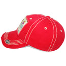 4350 DISTRICT : T13 | Peace, Love, Farm Life Front-raised Verbiage Design Vintage Baseball Cap