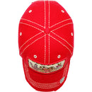 4350 DISTRICT : T13 | Peace, Love, Farm Life Front-raised Verbiage Design Vintage Baseball Cap