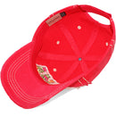 4350 DISTRICT : T13 | MAMA Embossed Verbiage with Flower Embroidery with Oxford Patch Design Vintage Baseball Cap
