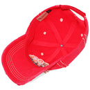 4350 DISTRICT : T13 | Farm Mama Front-raised Verbiage with Happy Farm Life Embroidery with Oxford Patch Design Vintage Baseball Cap