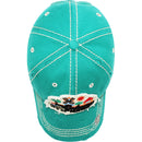 4350 DISTRICT : T13 | Farm Mama Front-raised Verbiage with Happy Farm Life Embroidery with Oxford Patch Design Vintage Baseball Cap