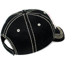 4350 DISTRICT : T13 | HOPE Front-raised Hope with Breast Cancel Awareness Pink Ribbon Design Vintage Baseball Cap