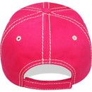 4350 DISTRICT : T13 | HOPE Front-raised Hope with Breast Cancel Awareness Pink Ribbon Design Vintage Baseball Cap