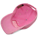 4350 DISTRICT : T13 | HOPE Front-raised Hope with Breast Cancel Awareness Pink Ribbon Design Vintage Baseball Cap